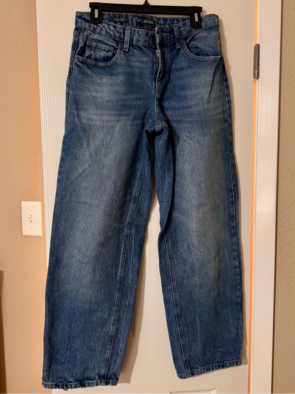 wild fable Relaxed Straight Blue Denim Jeans